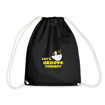 Danse du canard en disant Faisons groove ce soir - Sac de sport léger - noir - Devant