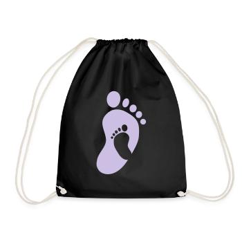 baby footsteps - Sac de sport léger - noir - Devant