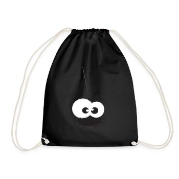 Wietse de spin - Drawstring Bag - black - Front