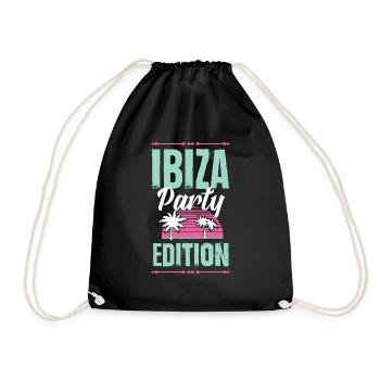 Ibiza Party Edition - Drawstring Bag - black - Front