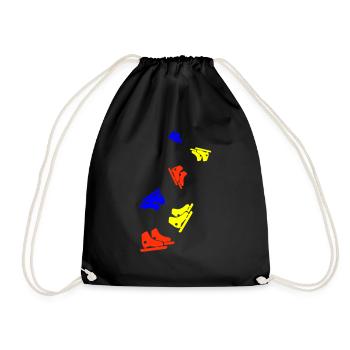 Symbole d’icône Inliner - Sac de sport léger - noir - Devant