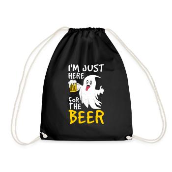 Fantôme de la bière d’Halloween Ghost - Sac de sport léger - noir - Devant