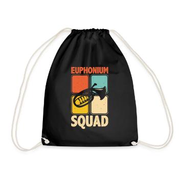 Playing Euphonium - Baryton Tuba Brass Jazz - Sac de sport léger - noir - Devant