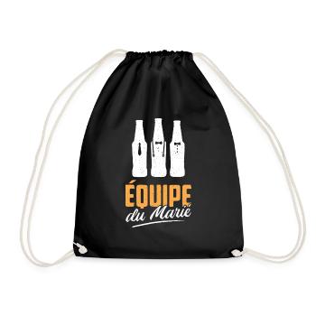 Homme Équipe du Marié EVG - Sac de sport léger - noir - Devant