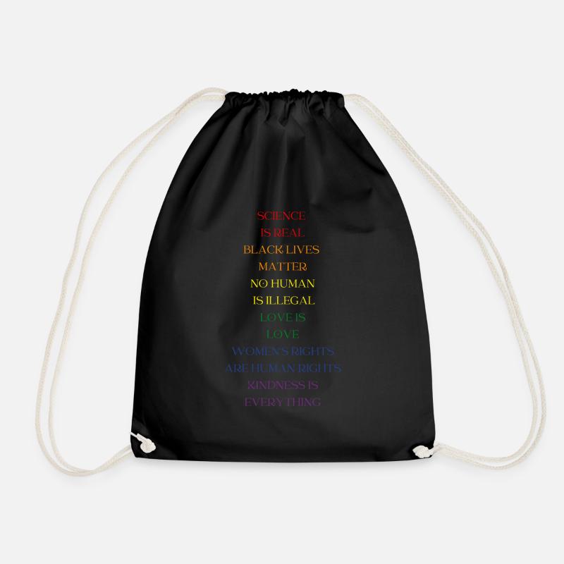 Love is Love - Turnbeutel - Schwarz