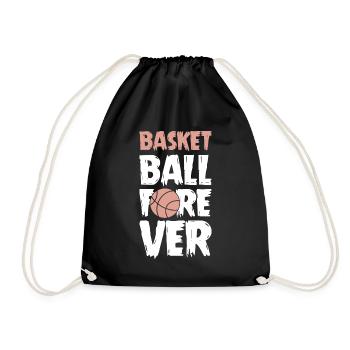 Le basketball pour toujours - Sac de sport léger - noir - Devant
