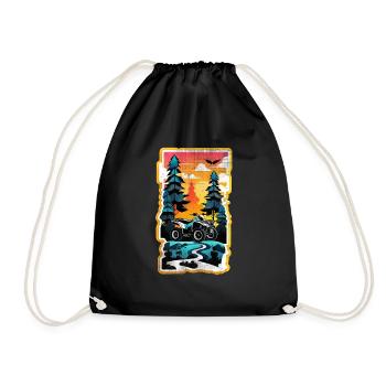 quad et tout terrain - Sac de sport léger - noir - Devant
