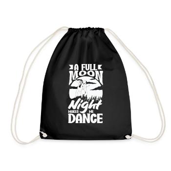 Moonlit Night Dancer's - Drawstring Bag - black - Front