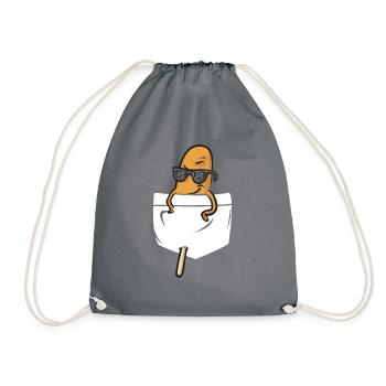 Corn Dog Corndog - Drawstring Bag - grey - Front
