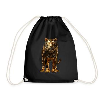 Tigre - Sac de sport léger - noir - Devant