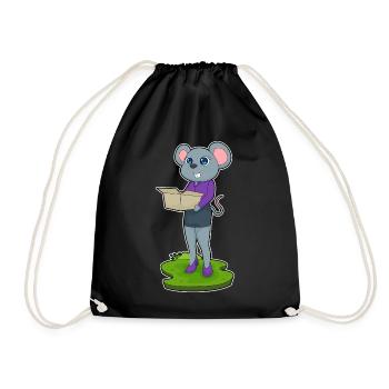 Bureau en carton de la secrétaire de la souris - Sac de sport léger - noir - Devant