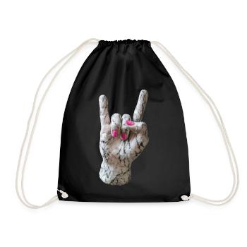 Rock and Roll - Drawstring Bag - black - Front