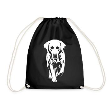 Labrador – Élégance intemporelle - Sac de sport léger - noir - Devant
