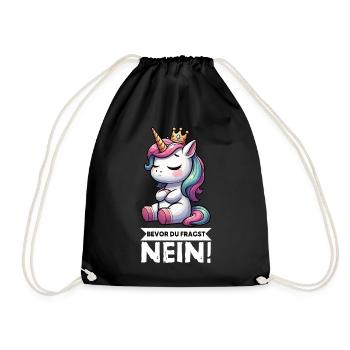 Avant que vous ne demandiez, pas de licorne licornes fan de licorne - Sac de sport léger - noir - Devant
