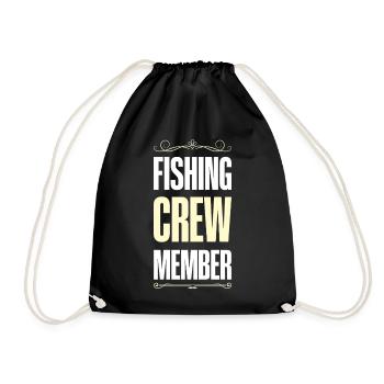 Fishing Crew - Turnbeutel - Schwarz - Vorne
