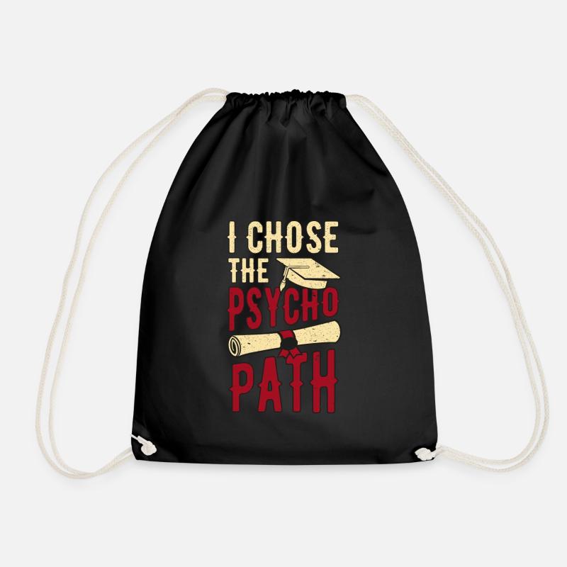 Psychology Student Psychology Study Student - Drawstring Bag - black