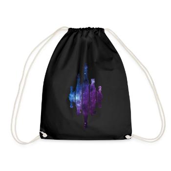 CHESS CHESS PLAYERS CHESS PIECES - Drawstring Bag - black - Front