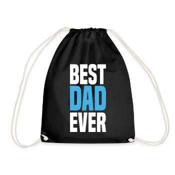 Meilleur papa de tous les temps - Sac de sport léger - noir - Devant