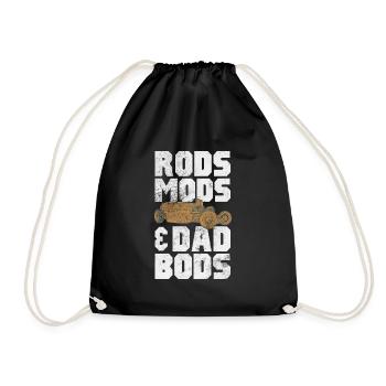 Rod mods & dad bods - Turnbeutel - Schwarz - Vorne