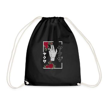 Broken Promise Japanese - Drawstring Bag - black - Front