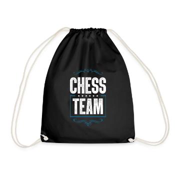 Chess Crew - Turnbeutel - Schwarz - Vorne