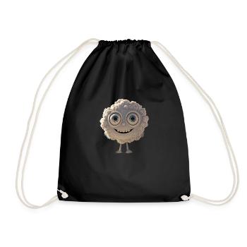 Avatar nuage heureux et moelleux - Sac de sport léger - noir - Devant