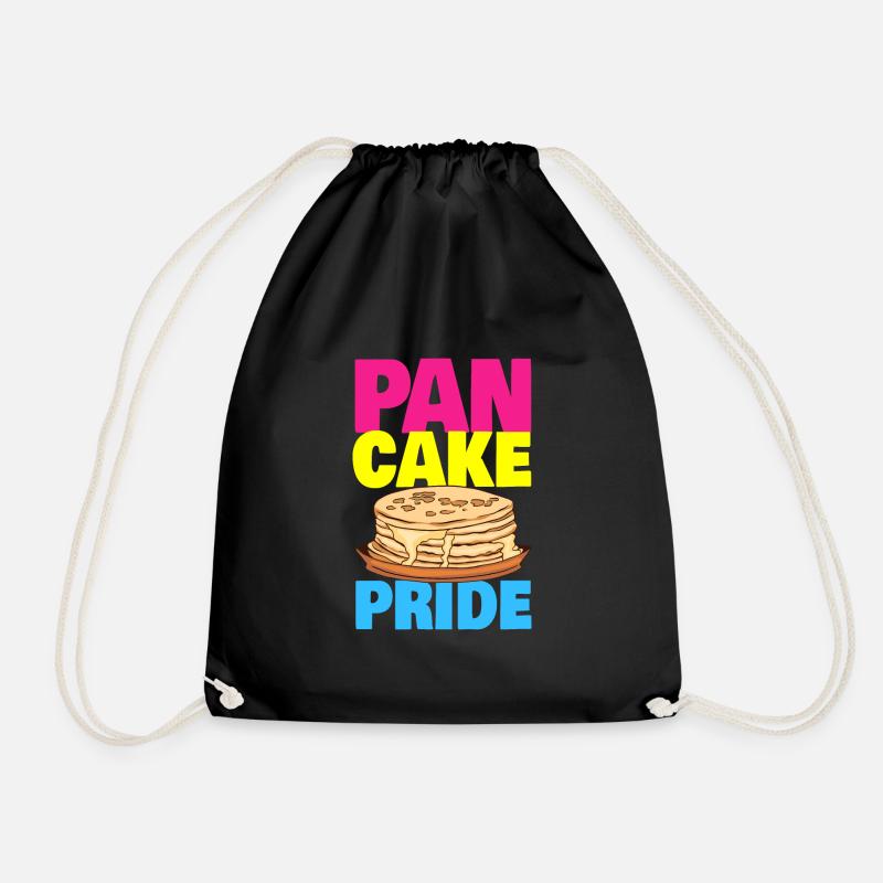 Pan Cake Pride Pansexual - Turnbeutel - Schwarz