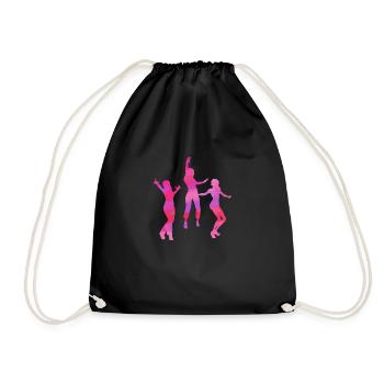 Danse,Gymnastique,Figures,Danse,Sports,Mouvement - Sac de sport léger - noir - Devant