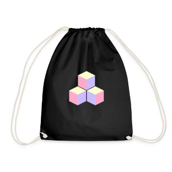Pastel Cubes - ApriNoeScor - Sac de sport léger - noir - Devant