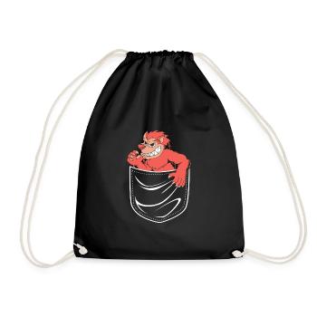 Loup-garou - Sac de sport léger - noir - Devant