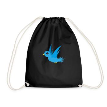 Bir d448 - Drawstring Bag - black - Front