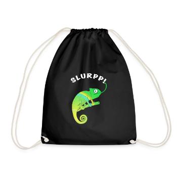 Chameleon SLURPP - Drawstring Bag - black - Front