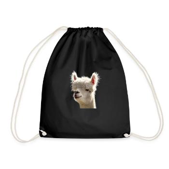 Alpaca Alpaka - Turnbeutel - Schwarz - Vorne