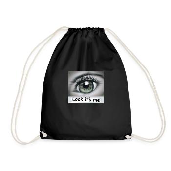 Regarde, c’est moi - Sac de sport léger - noir - Devant