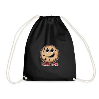 Je déteste Noël Gâteau aux biscuits en colère Noël - Sac de sport léger - noir - Devant