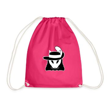 D'Artekuroeil - Drawstring Bag - fuchsia - Front
