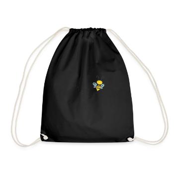 94 - Drawstring Bag - black - Front