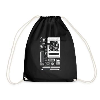 Brainstorm Buddy 8 - Drawstring Bag - black - Front