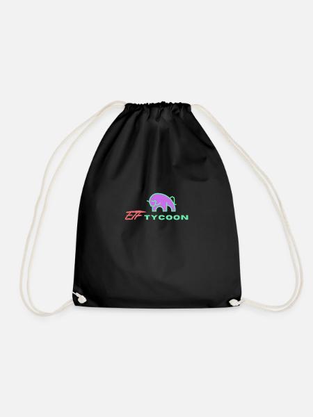 Bull ETF Tycoon - Drawstring Bag - black