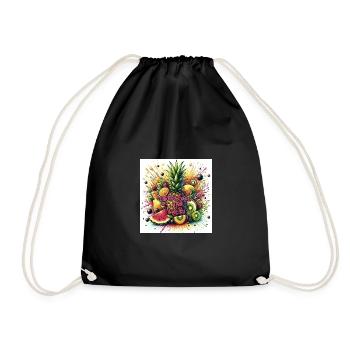 Fruit Explosion - Turnbeutel - Schwarz - Vorne