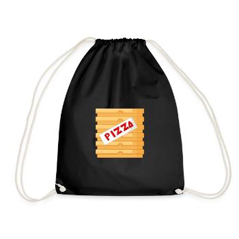 Pizza Pizza carton Fournisseur de pizza - Sac de sport léger - noir - Devant