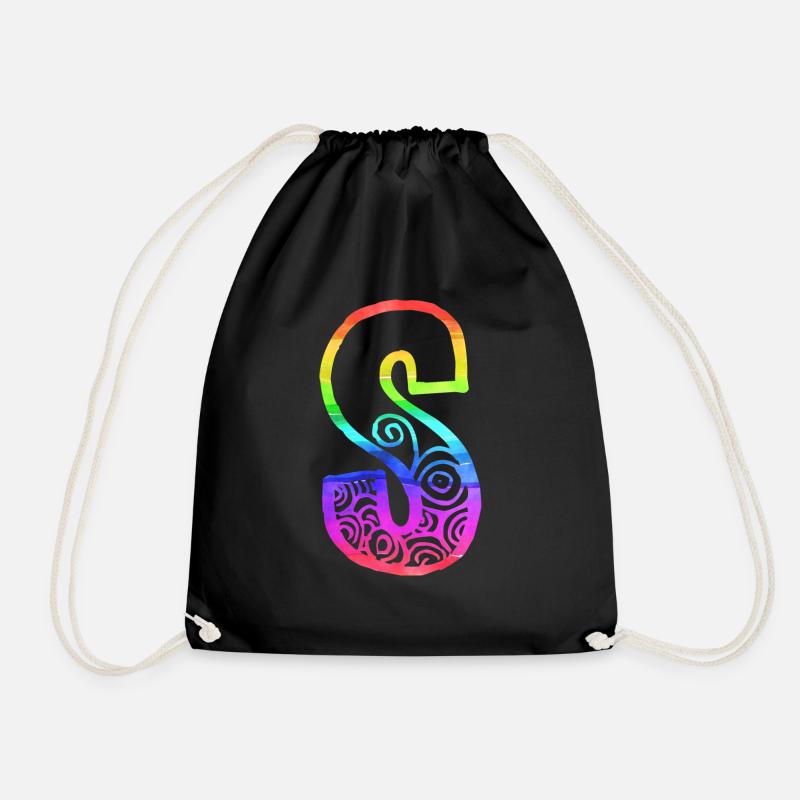 regenbogen s - Turnbeutel - Schwarz
