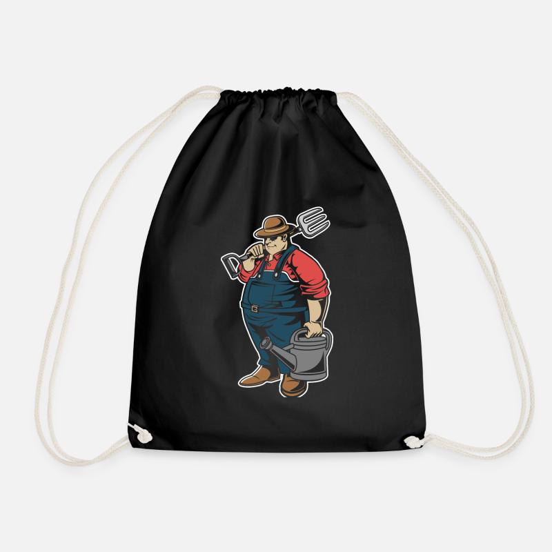 Farmer, farmer, farmer - Drawstring Bag - black
