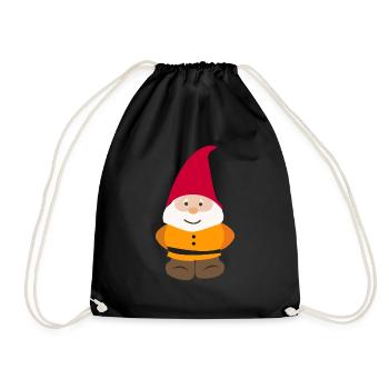 Orange Dwarf - for all dwarf friends - Drawstring Bag - black - Front