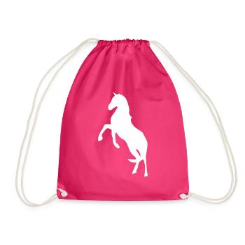 Cheval - Sac de sport léger - fuchsia - Devant