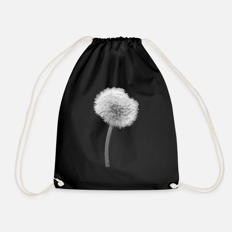 Pusteblume - Turnbeutel - Schwarz