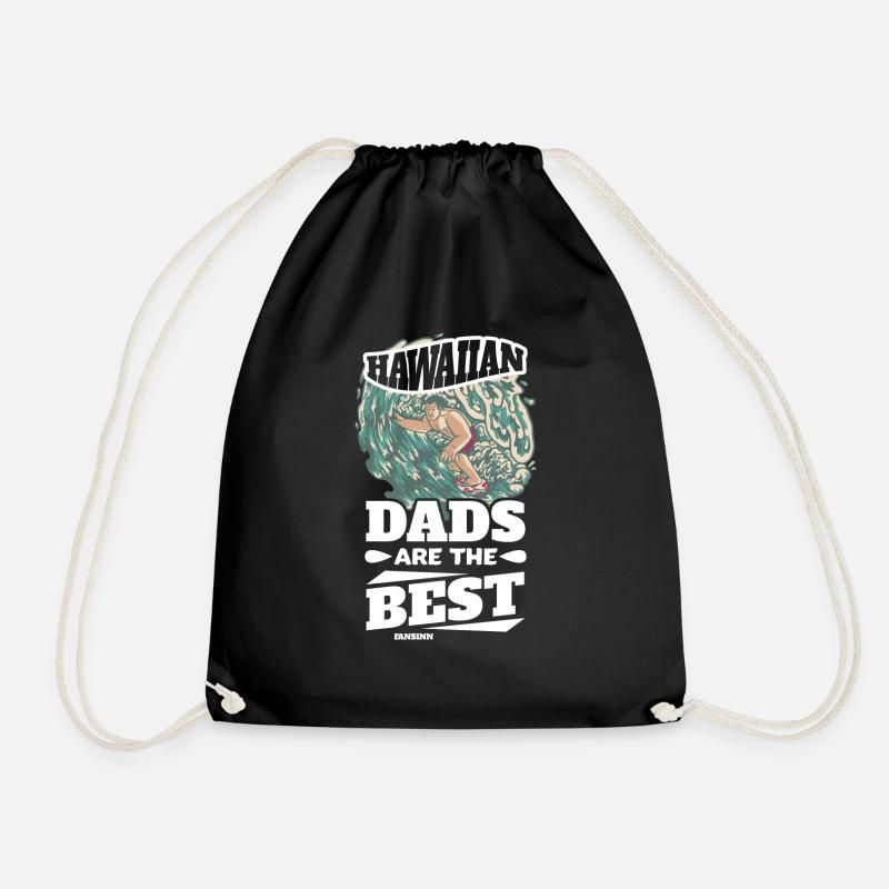Hawaii - Drawstring Bag - black
