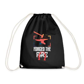 Hammer Forged The Fire - Drawstring Bag - black - Front