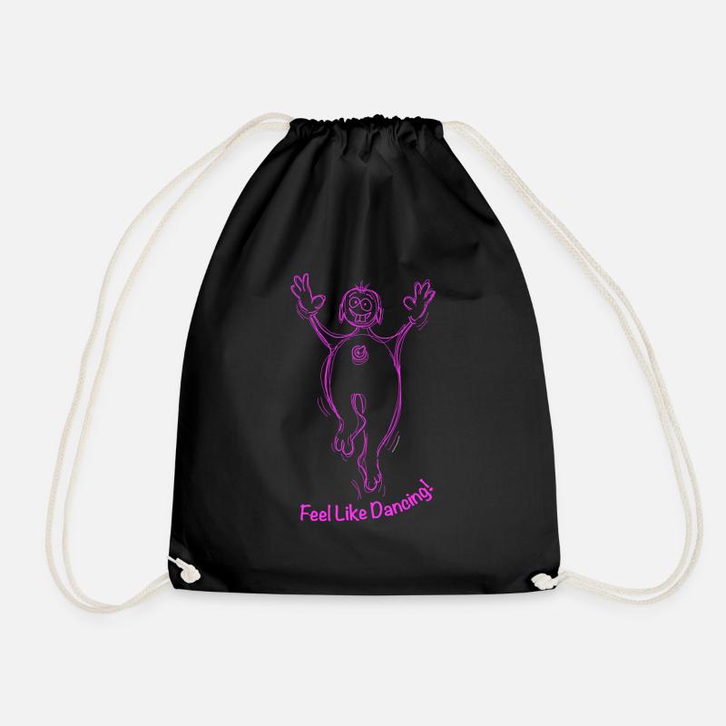 Feel like Dancing! Pink macht Spaß! - Turnbeutel - Schwarz