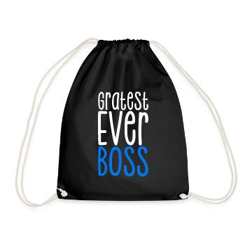 Gratest Ever Boss 2 - Turnbeutel - Schwarz - Vorne